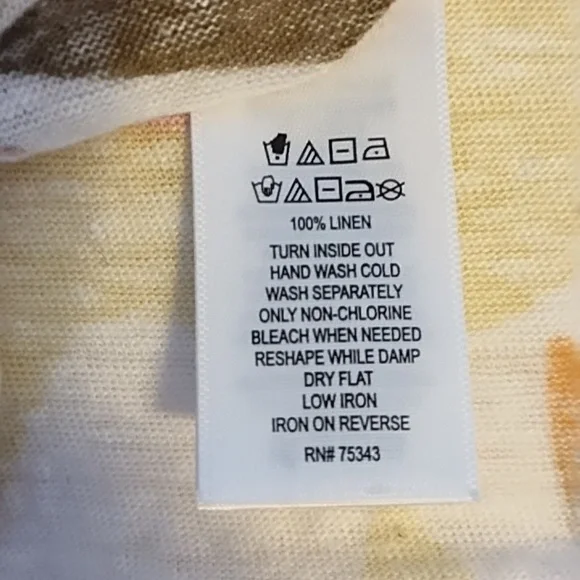 Cynthia Rowley linen top size XL - Picture 5 of 5